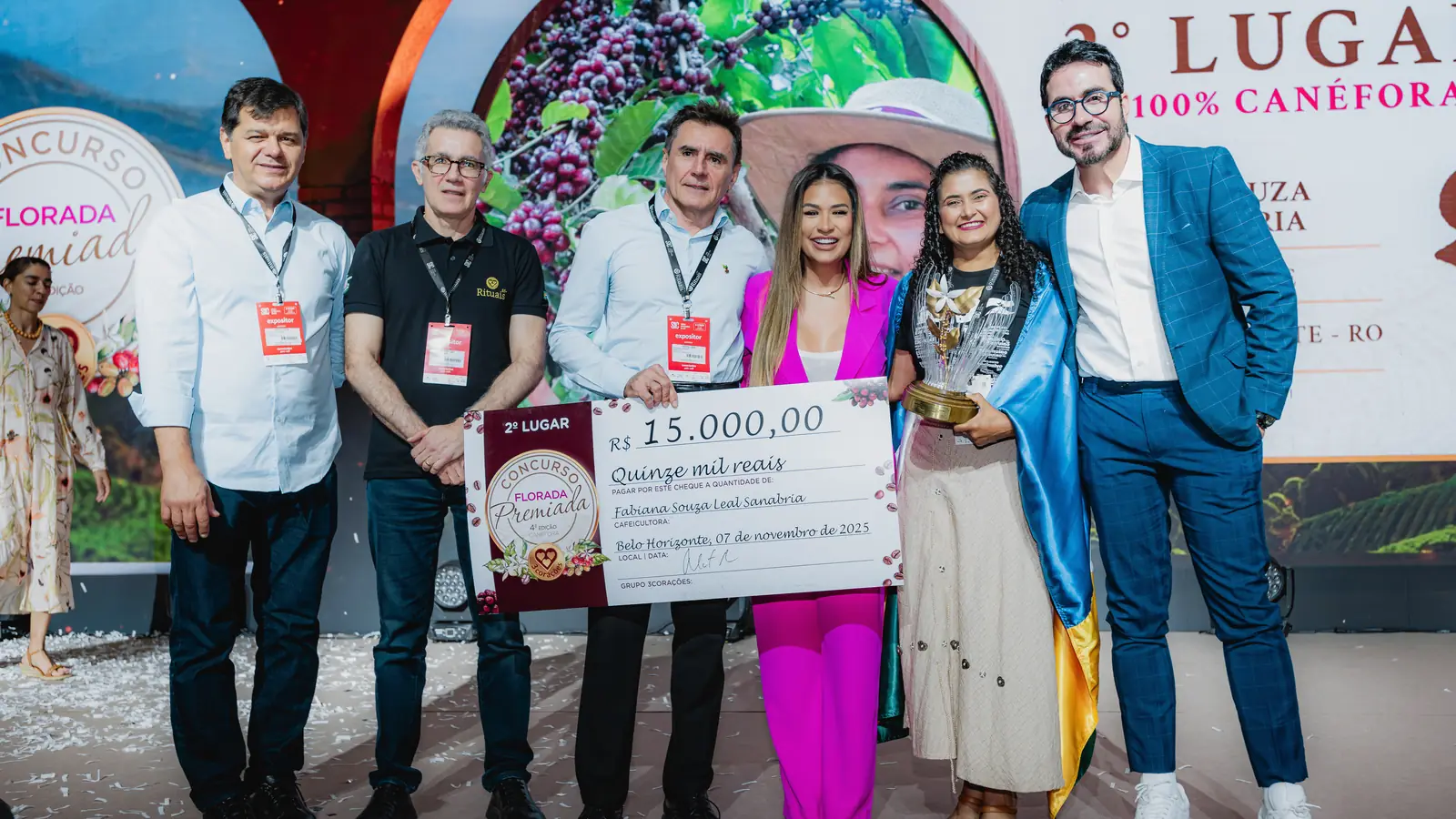 Cerimônia de premiação do Concurso Florada Premiada