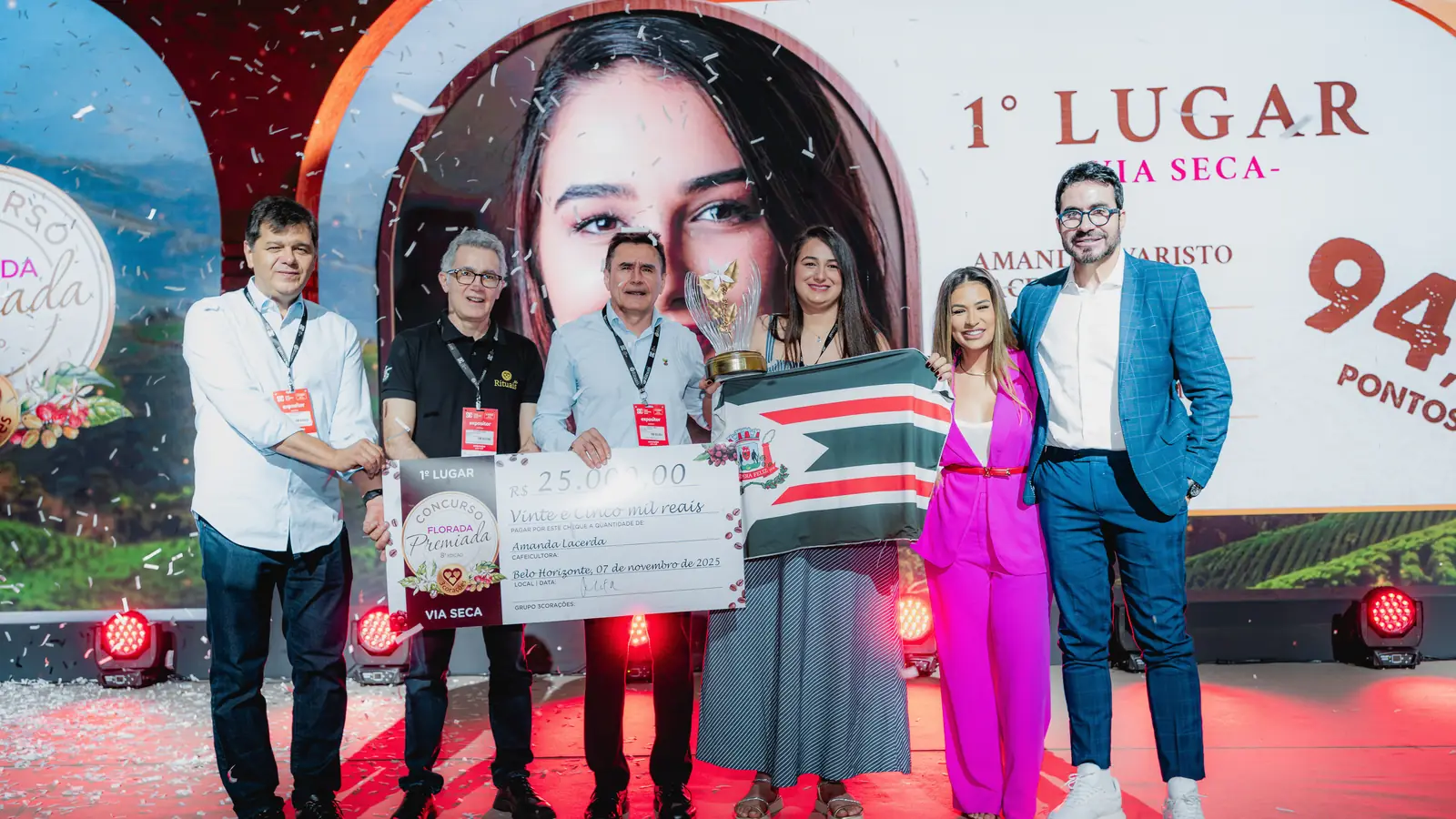 Cerimônia de premiação do Concurso Florada Premiada
